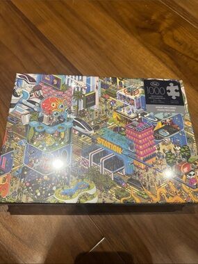 Fred Multicolor City Scene 1000-Piece Puzzle